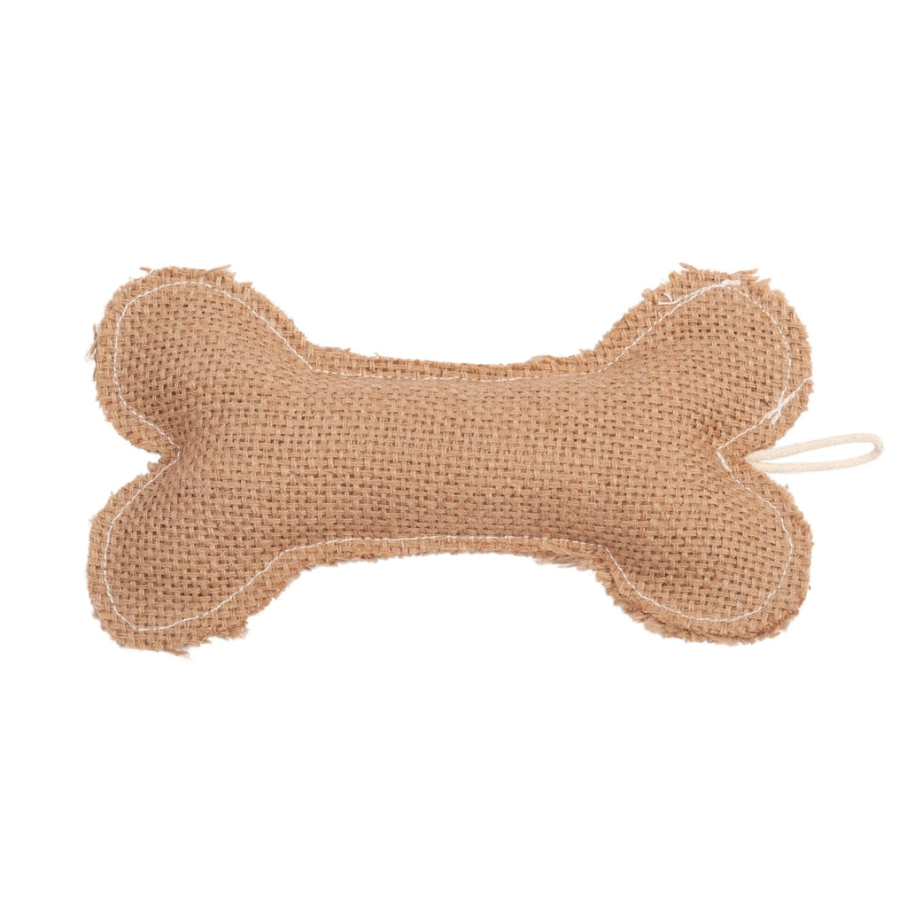 Jean Leather and Jute Chew Toy for Small to Medium Dogs