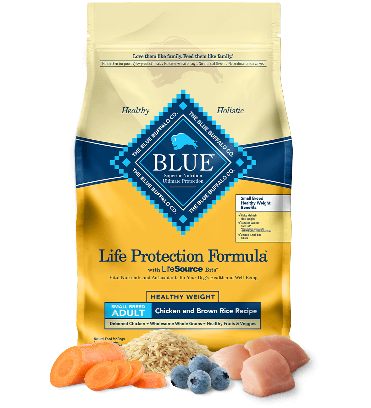 Small Breed Adult Dog Food with Real Deboned Chicken
