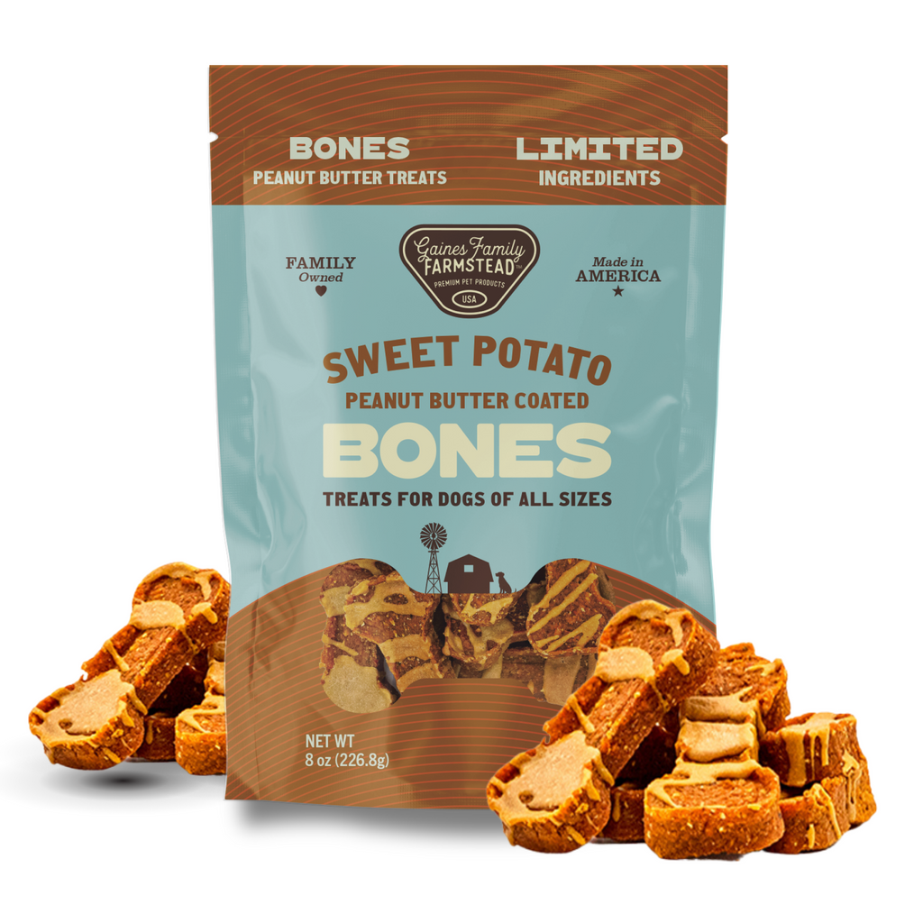 Sweet Potato & Peanut Butter Soft Dog Bone Treat
