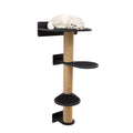 Medium Cat Tree – Black, Plywood and Sisal