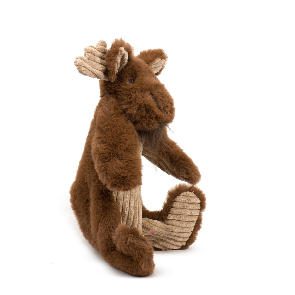 Maple Moose Plush Dog Toy, 19" with Squeaker and Crinkle