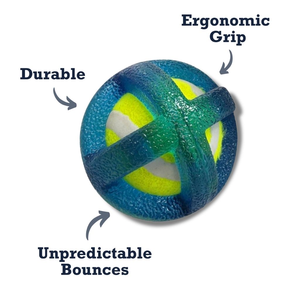 Agility Training Tennis Ball Dog Toy for Small & Large Breeds