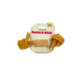 Huggle-Hide Natural Rawhide-Free Dog Bone with Cotton Rope Core
