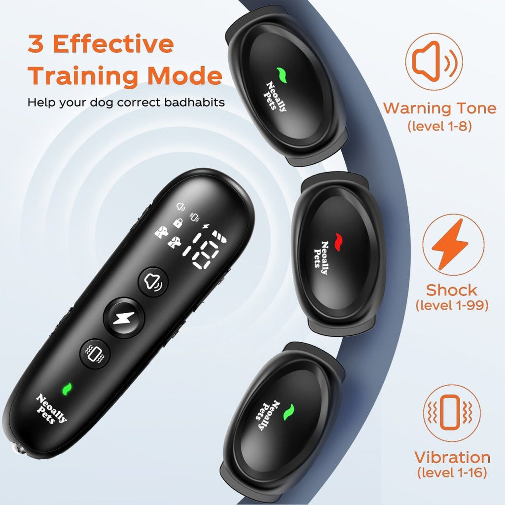 Dog Training Collar with Remote, Adjustable, Waterproof, 8–150 lbs