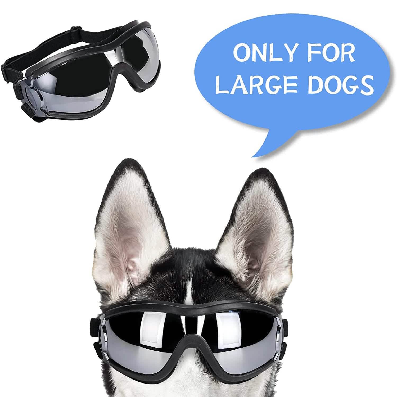 Adjustable Dog Sunglasses for Medium and Large Breeds