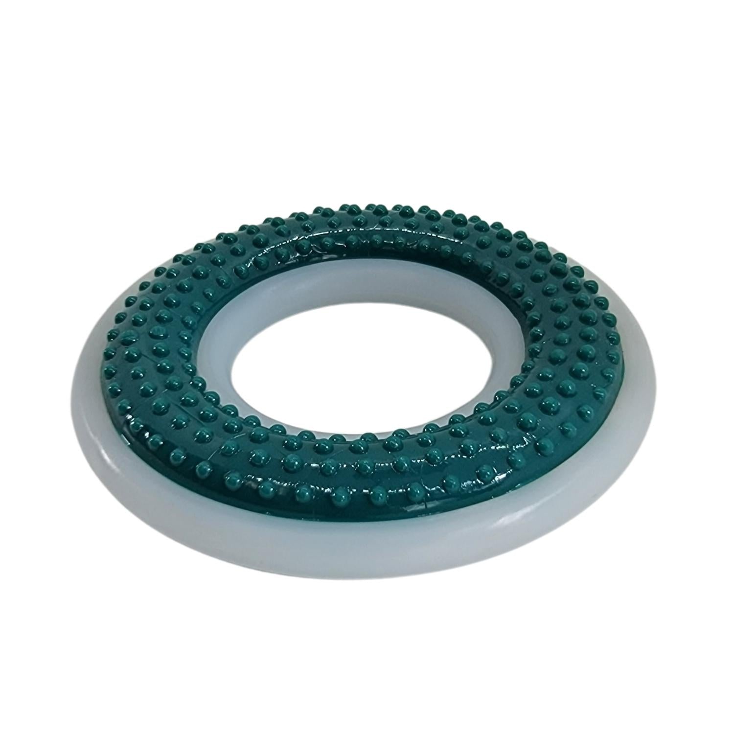 TPR & Nylon Dental Chew Ring Toy for Dogs, 4" Diameter