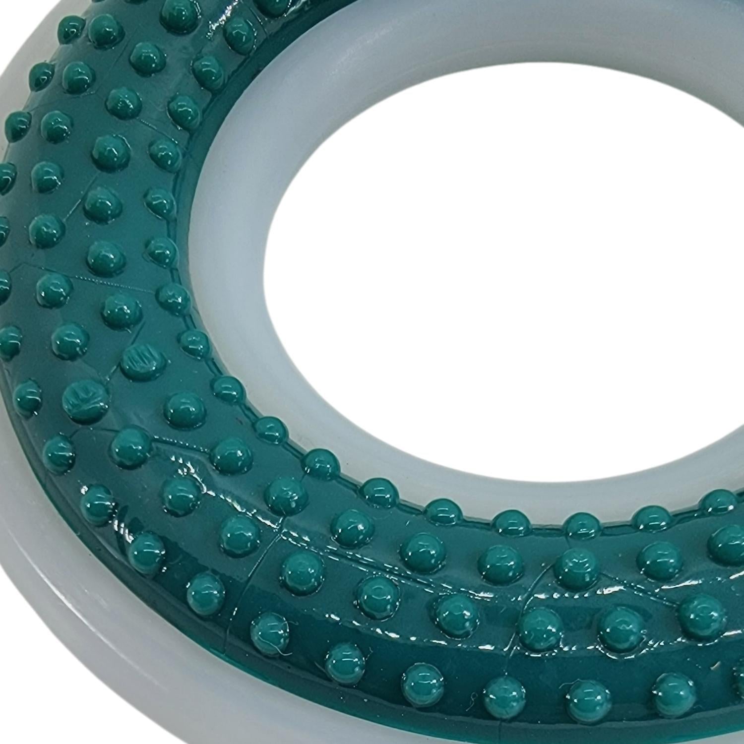TPR & Nylon Dental Chew Ring Toy for Dogs, 4" Diameter