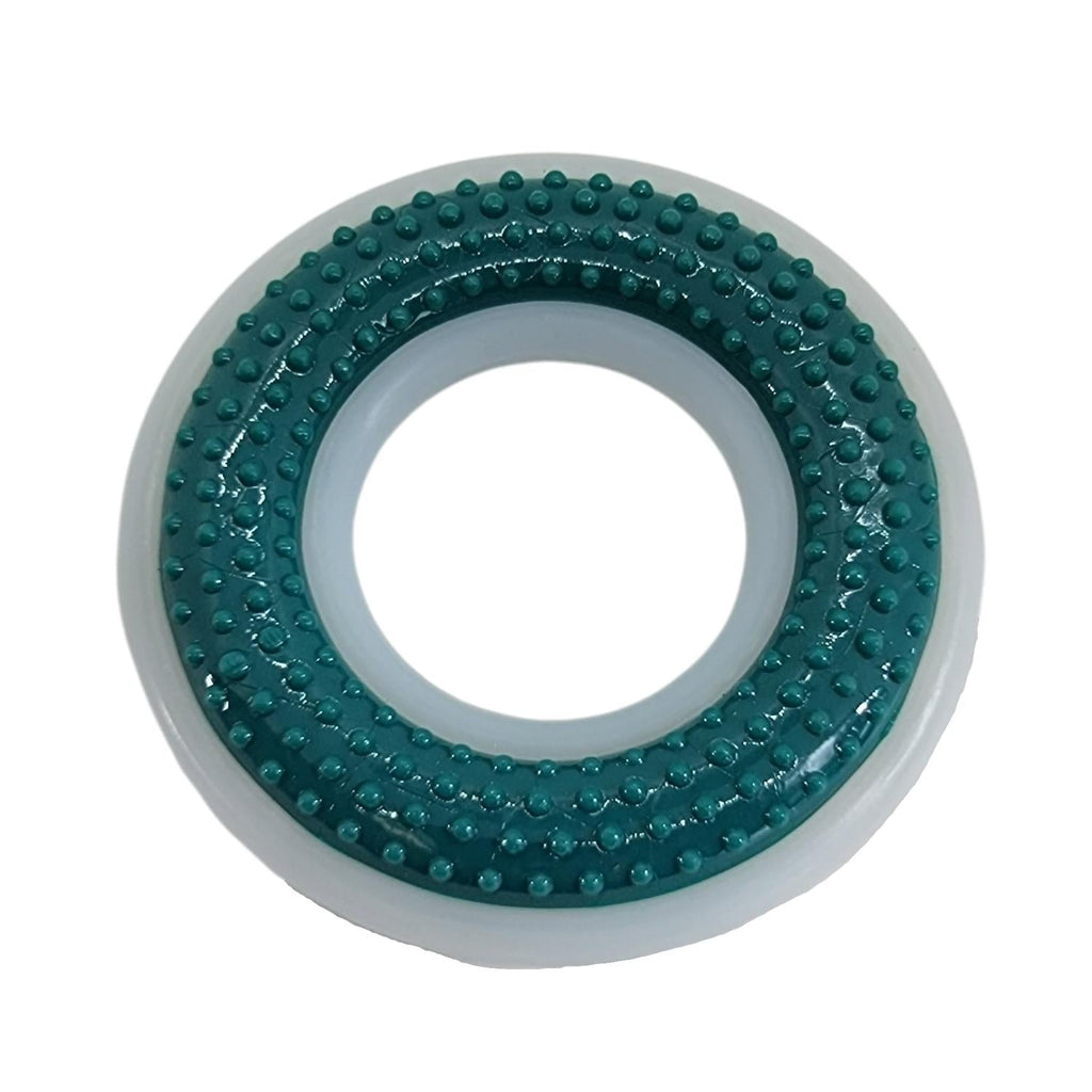 TPR & Nylon Dental Chew Ring Toy for Dogs, 4" Diameter