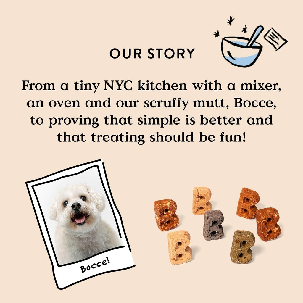 Crunchy Dog Biscuits with Peanut Butter and Bacon
