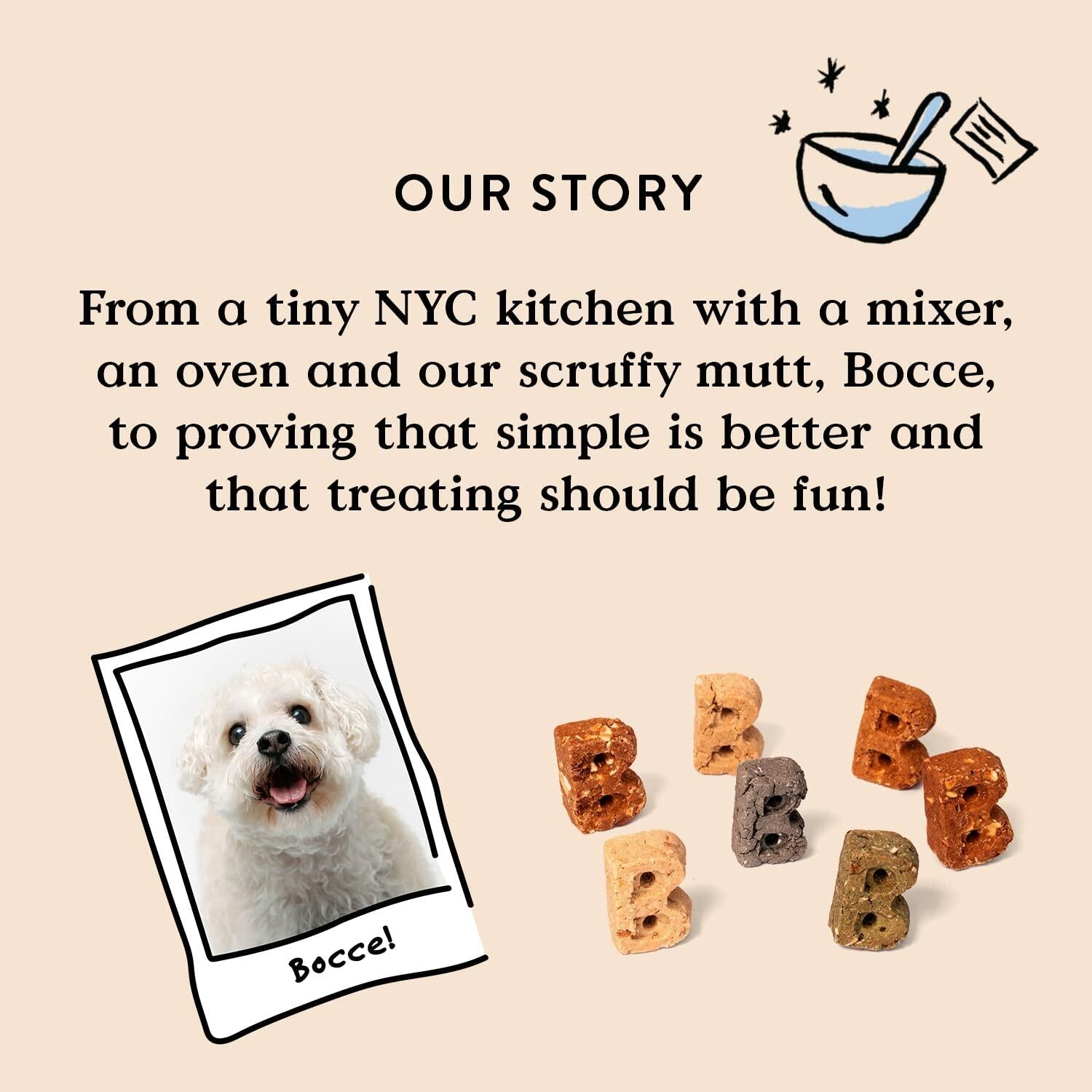 Crunchy Dog Biscuits with Peanut Butter and Bacon