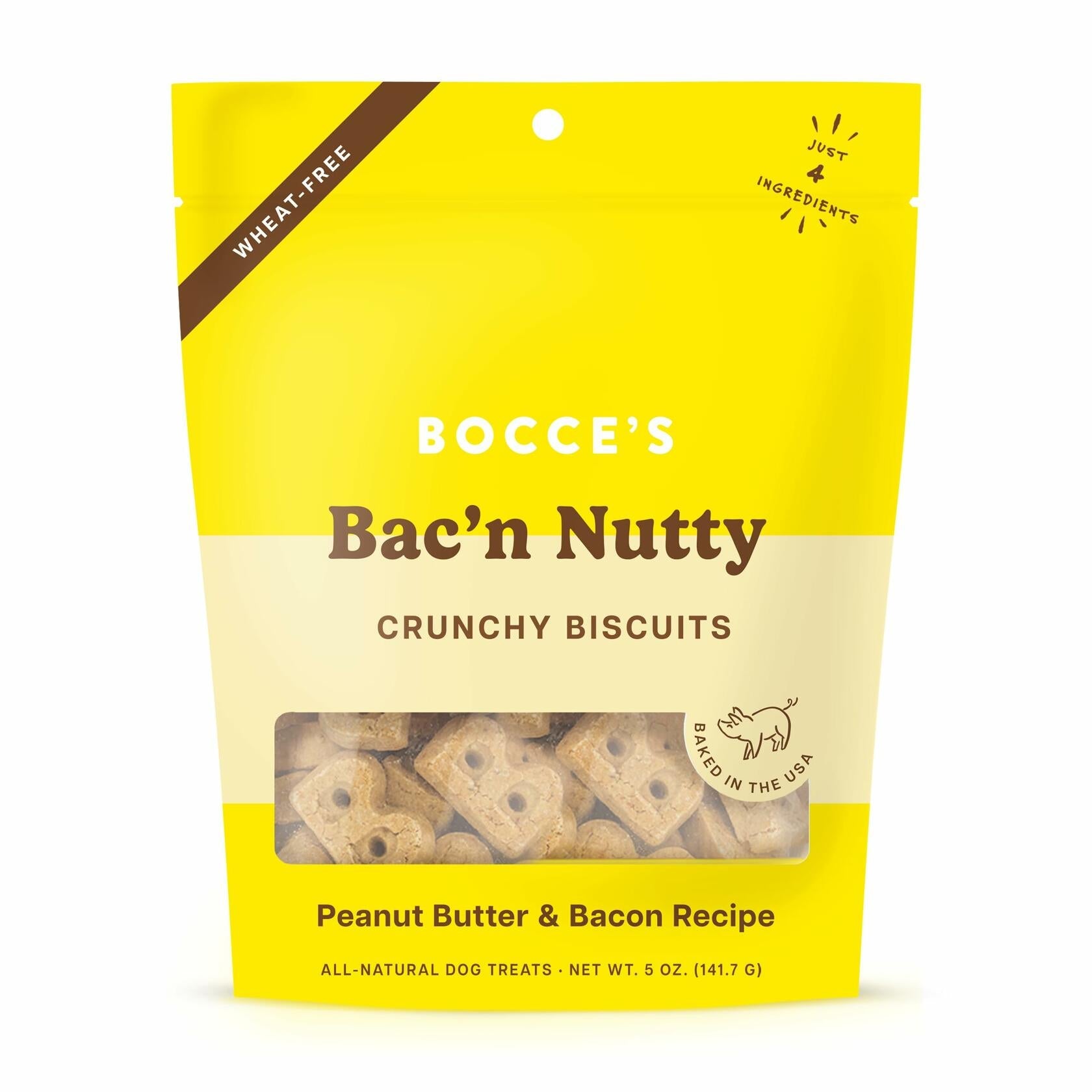 Crunchy Dog Biscuits with Peanut Butter and Bacon