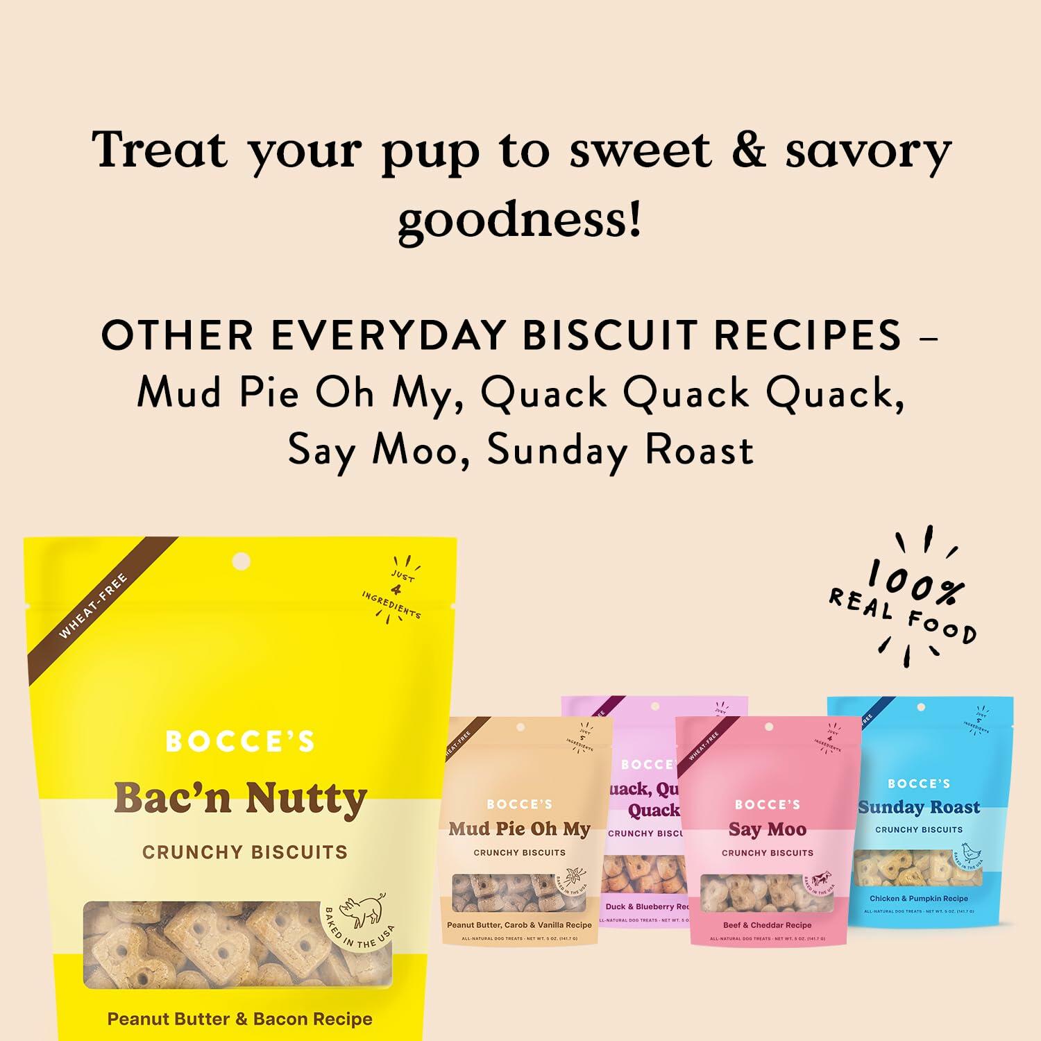 Crunchy Dog Biscuits with Peanut Butter and Bacon