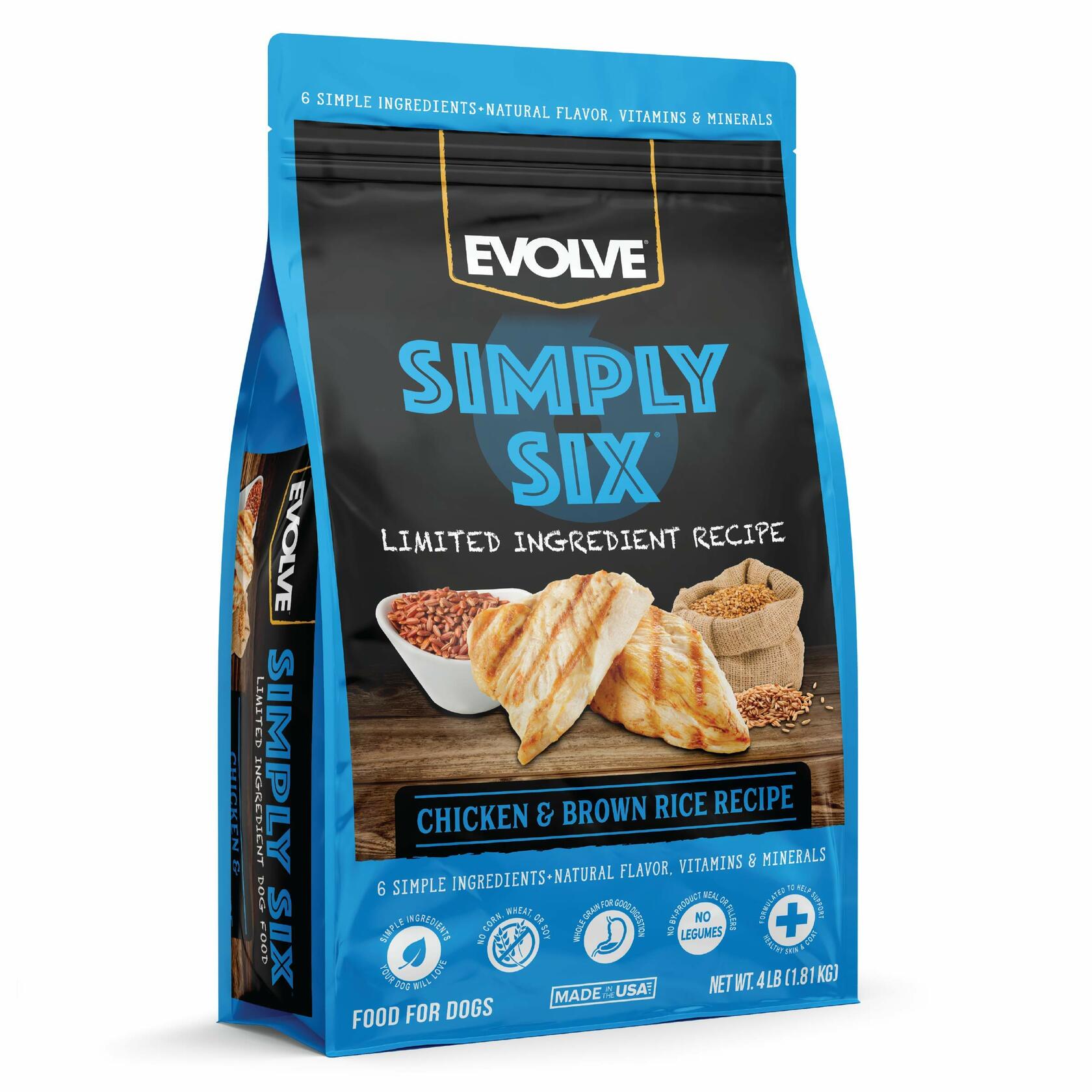 Simple Whole Grain Dog Food with Six Ingredients