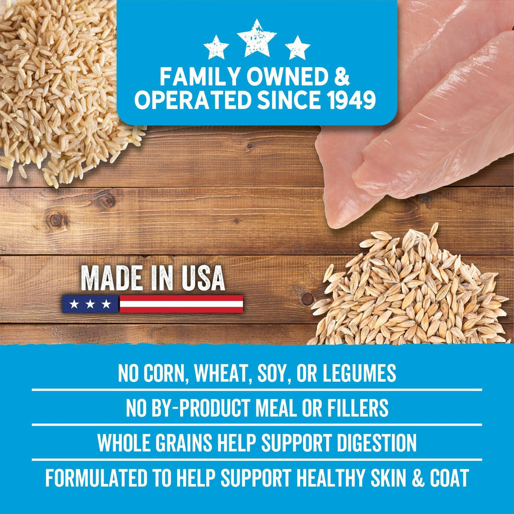 Simple Whole Grain Dog Food with Six Ingredients