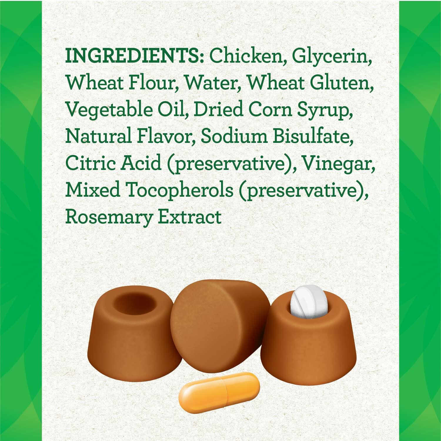 FELINE GREENIES Pill Pockets Cat Treats Chicken Flavor 1.6 oz