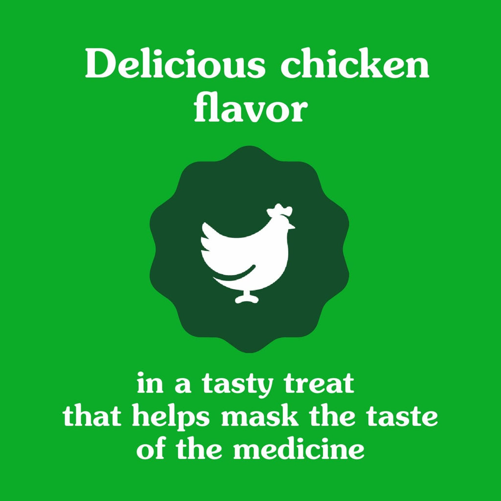 Chicken Flavor Pill Pouches for Adult Cats