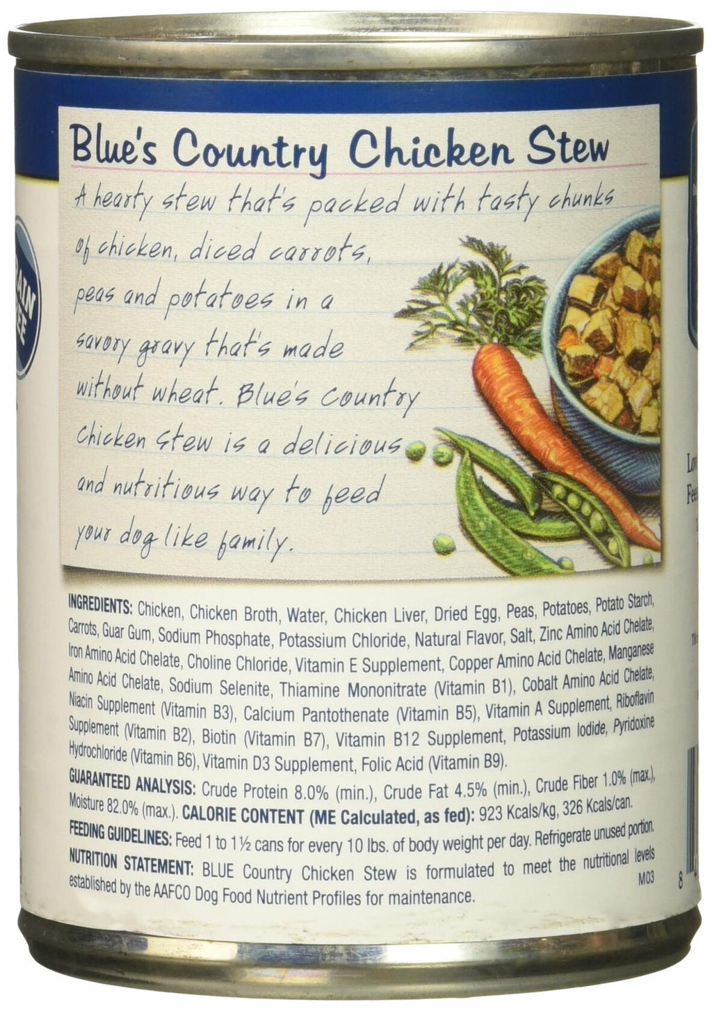 Blue's Stew Adult Canned Dog Food with Real Meat and Vegetables