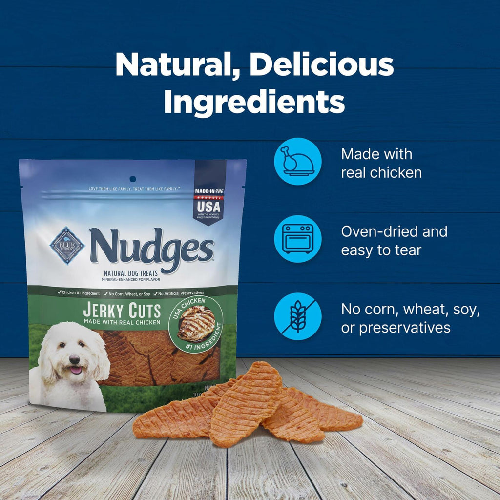 Chicken Jerky Dog Treats, 10-oz Resealable Bag, Pre-Owned