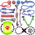 13-Pack Cotton Rope Toy Set for Puppies & Small Dogs