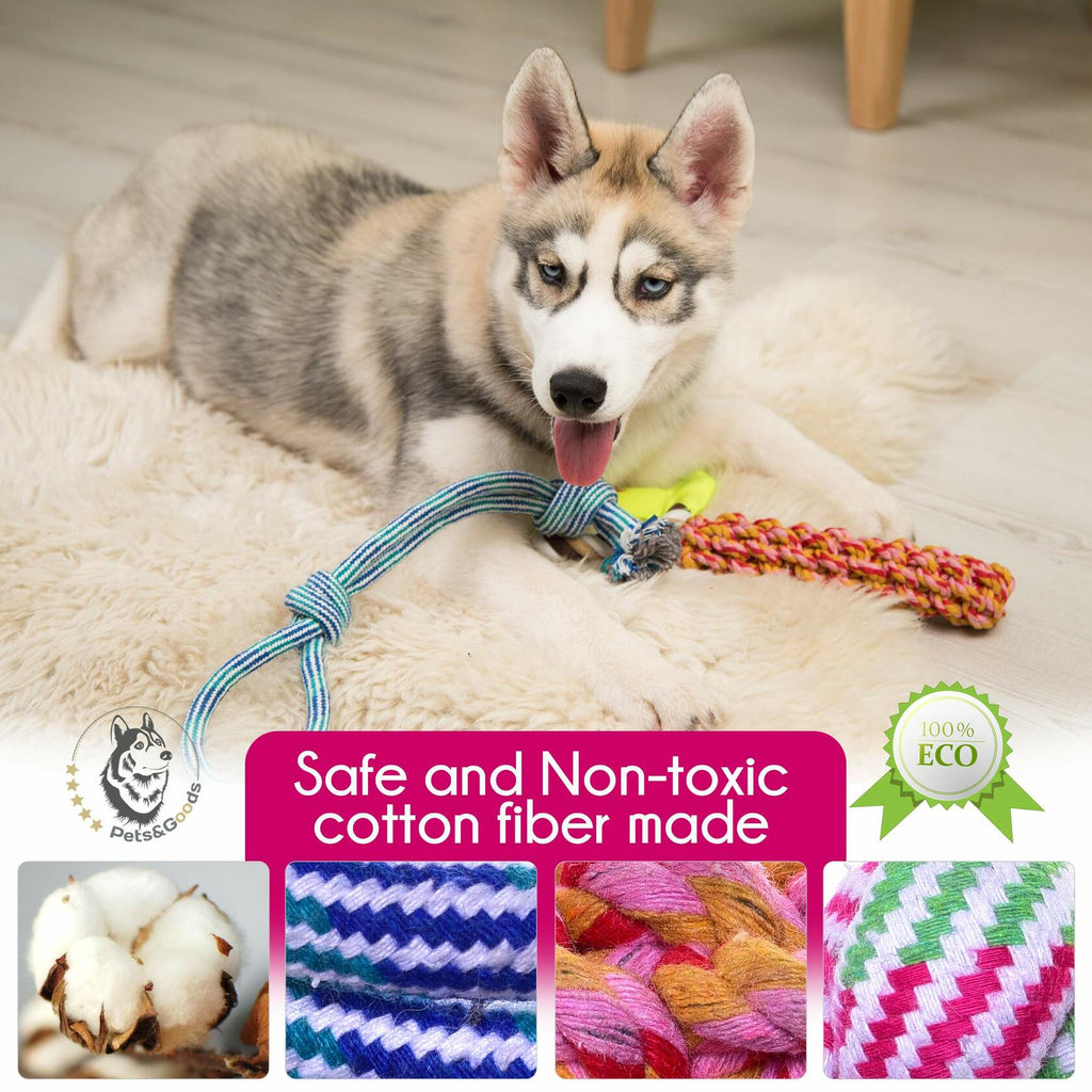 13-Pack Cotton Rope Toy Set for Puppies & Small Dogs