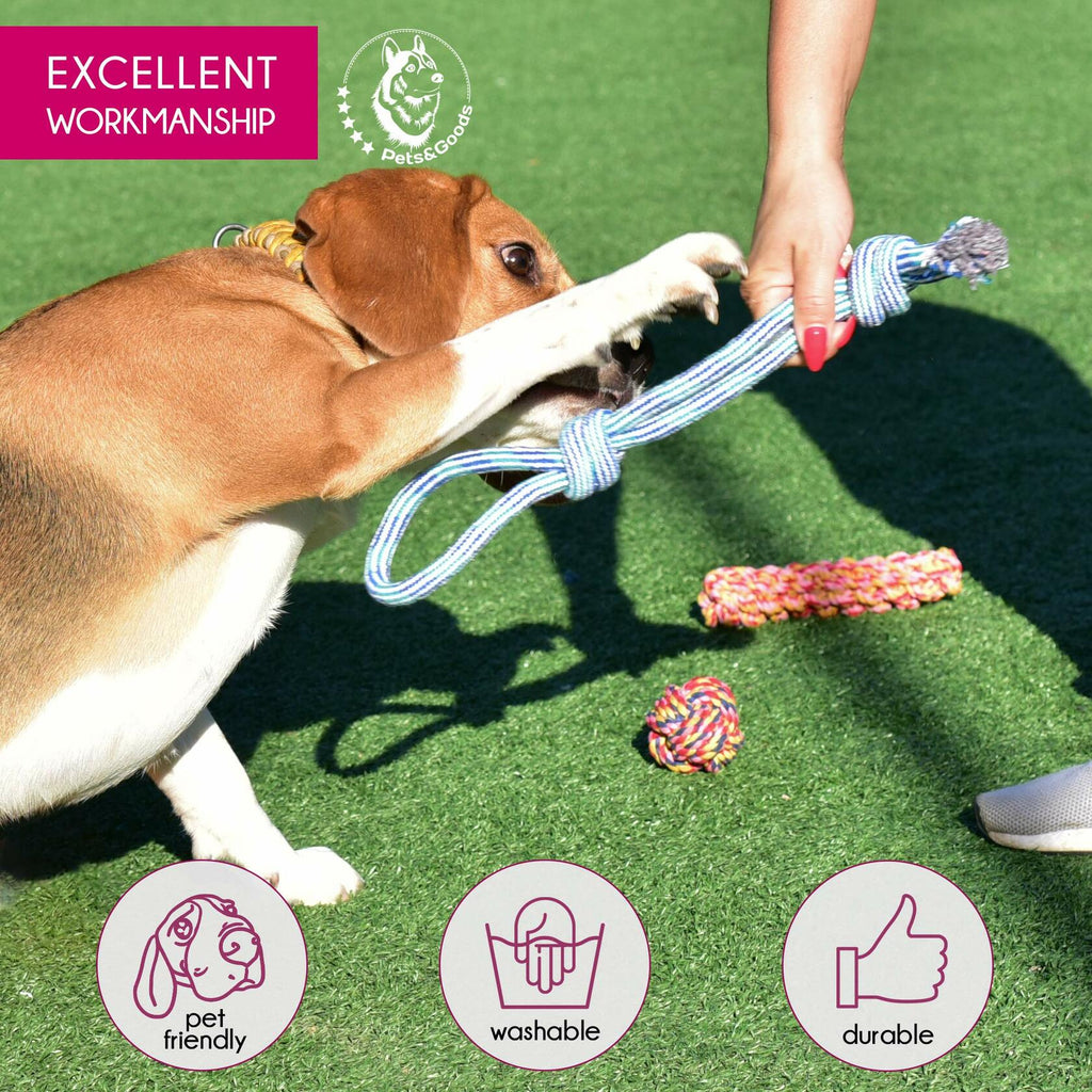 13-Pack Cotton Rope Toy Set for Puppies & Small Dogs