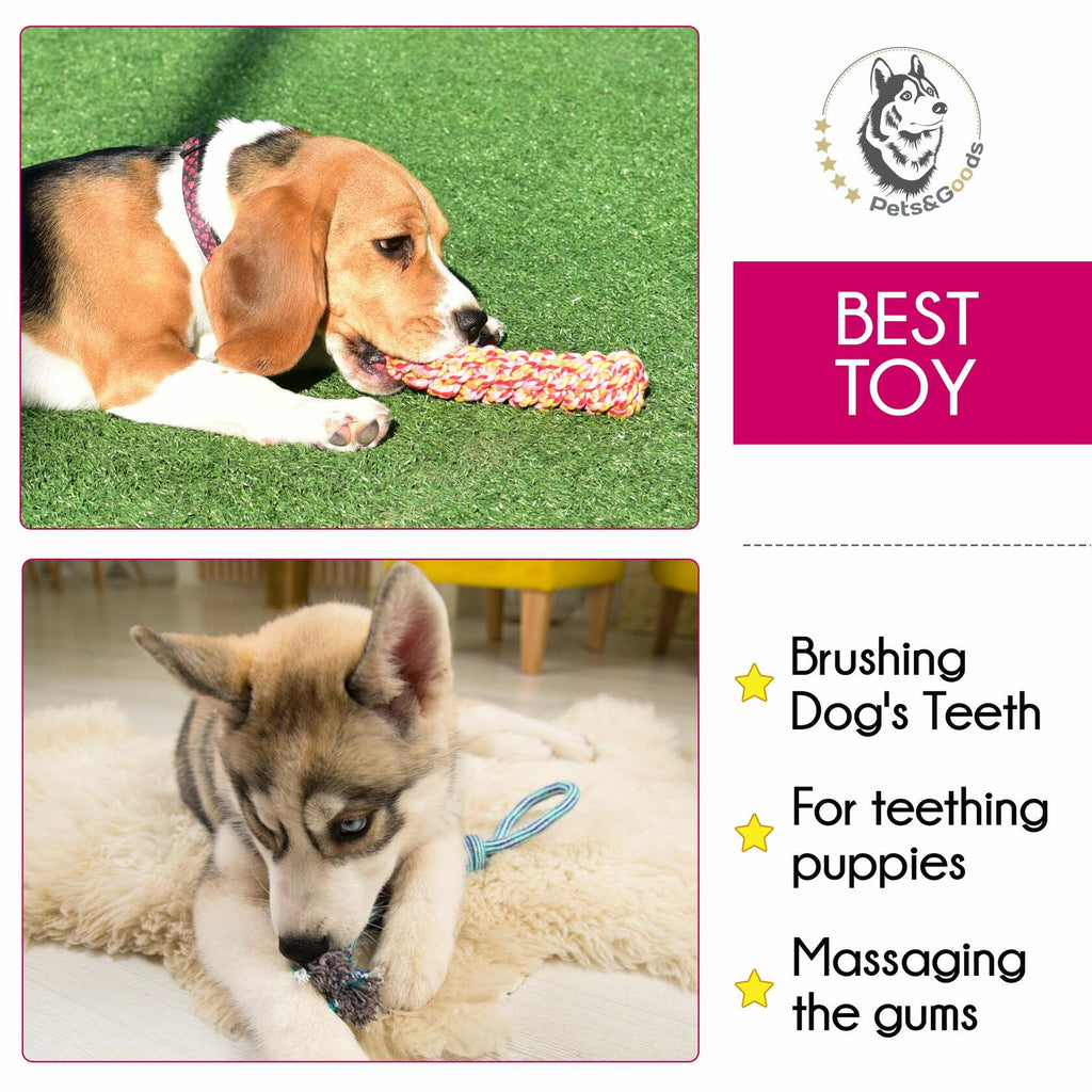 13-Pack Cotton Rope Toy Set for Puppies & Small Dogs