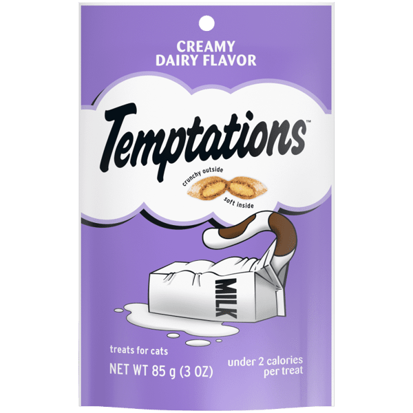 TEMPTATIONS Classic Cat Treats Creamy Dairy Flavor
