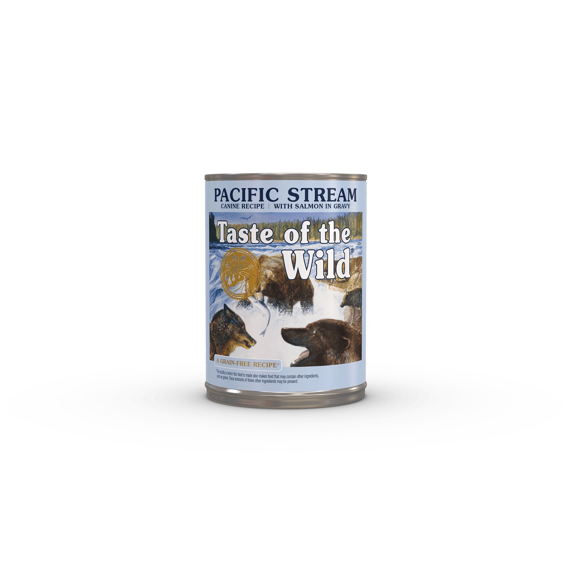 Pacific Stream Wet Dog Food with Salmon in Gravy