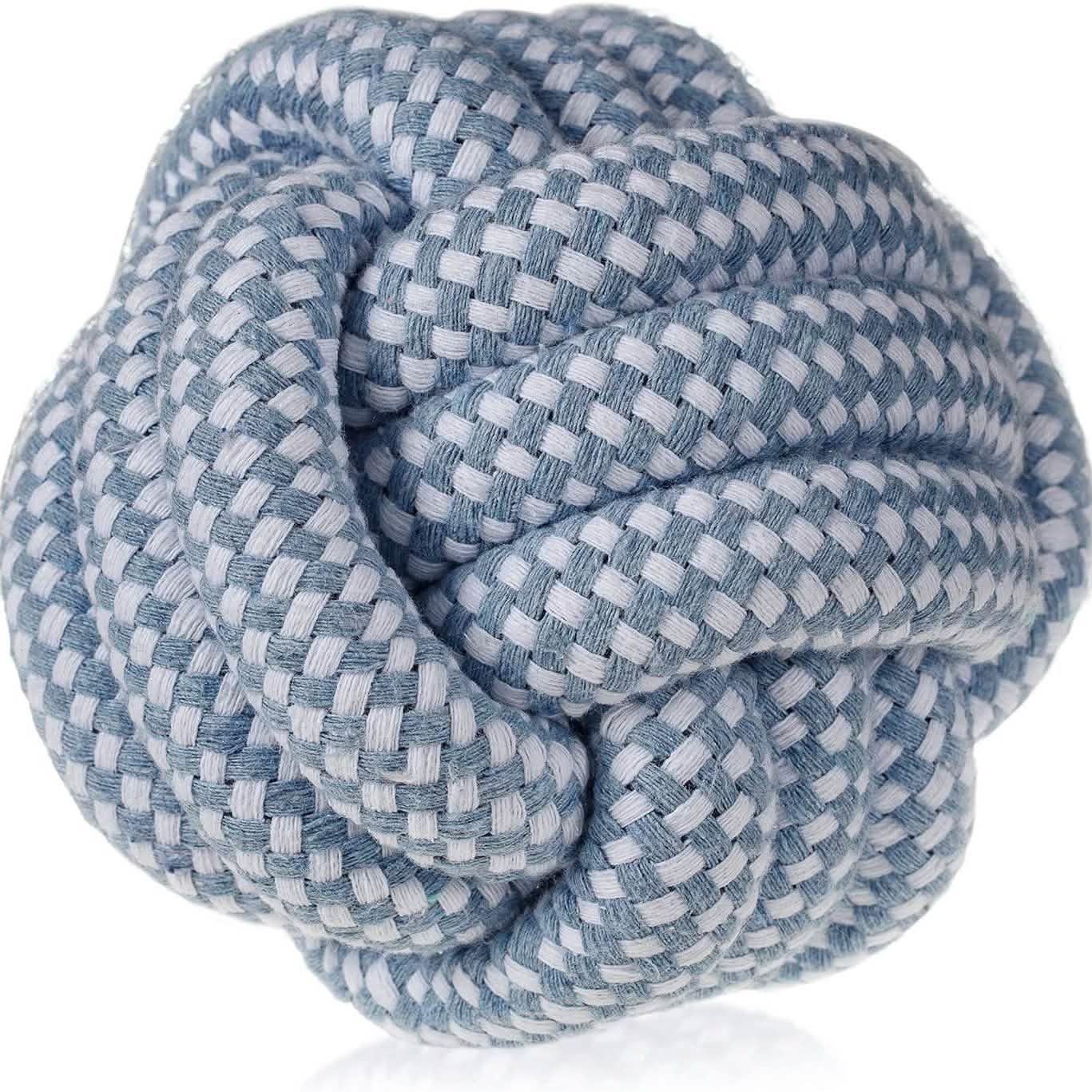 Ball-Shaped Rope Dog Toy, 18" Circumference