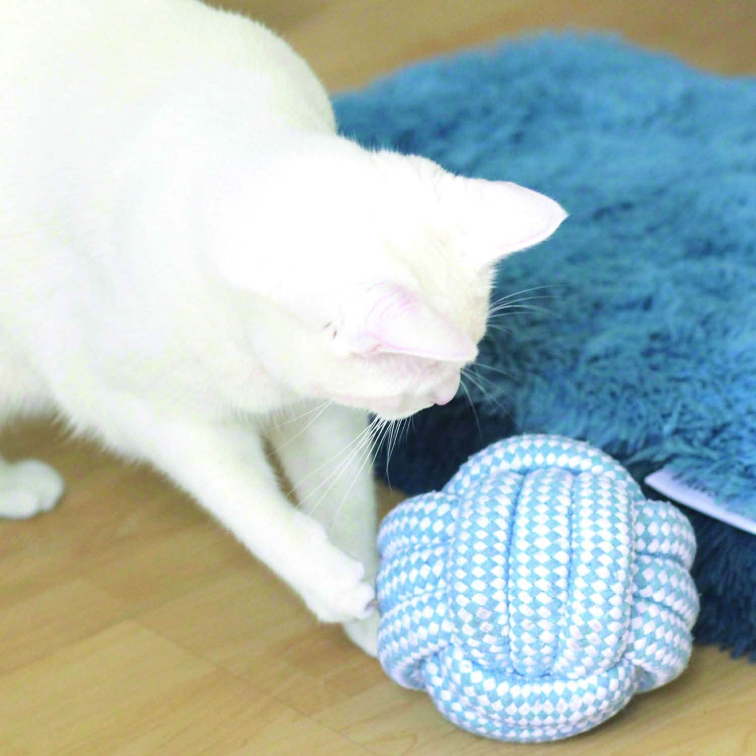 Ball-Shaped Rope Dog Toy, 18" Circumference