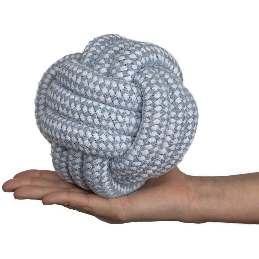 Ball-Shaped Rope Dog Toy, 18" Circumference