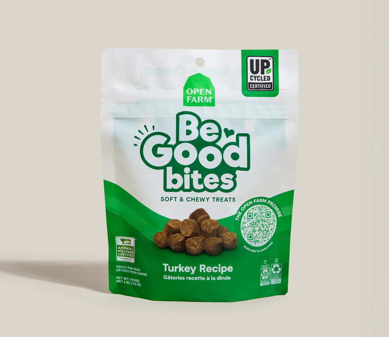 Turkey Recipe Soft & Chewy Dog Treats with Upcycled Ingredients