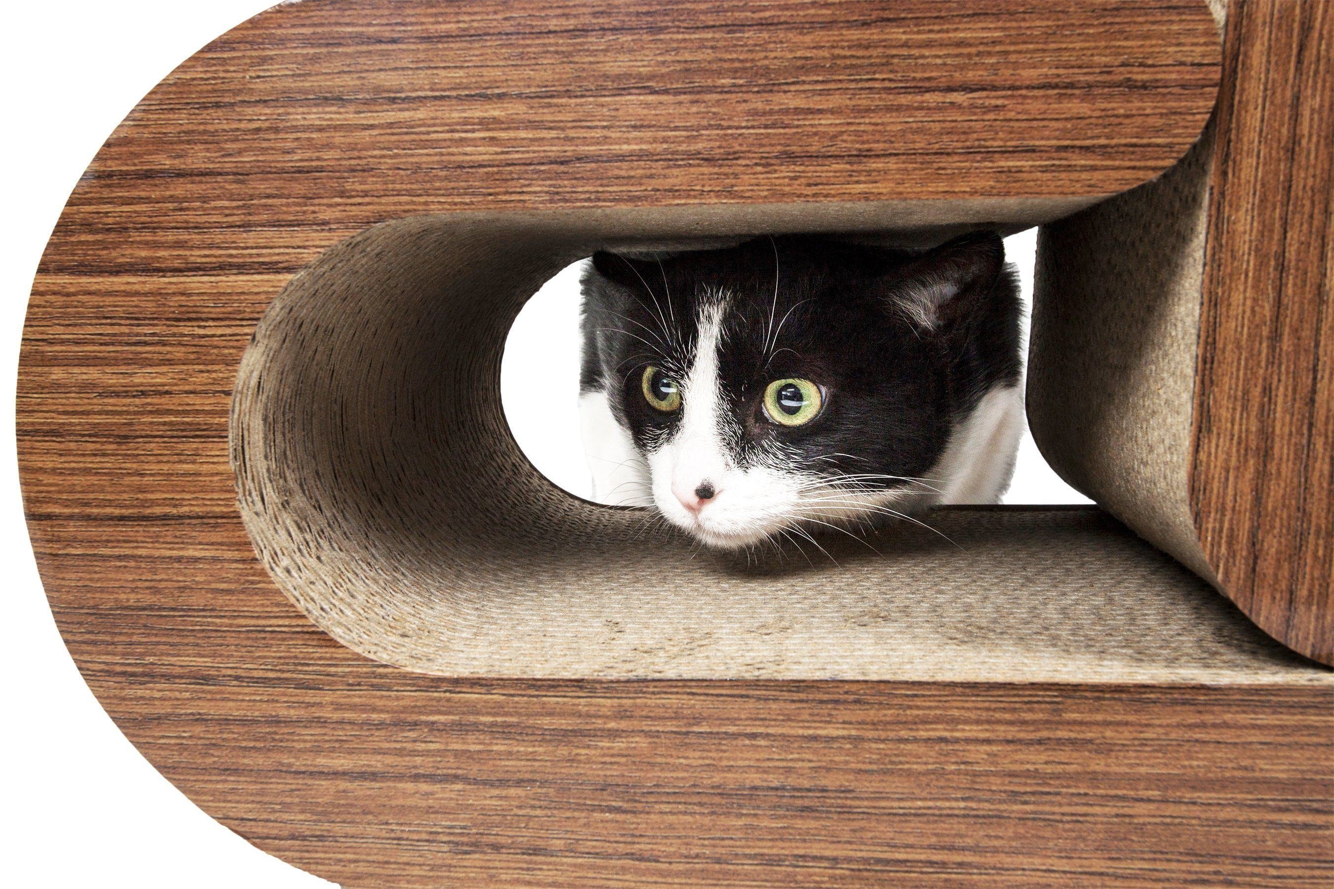 2-in-1 Cat Scratcher Lounger with Removable Interior, Large Size