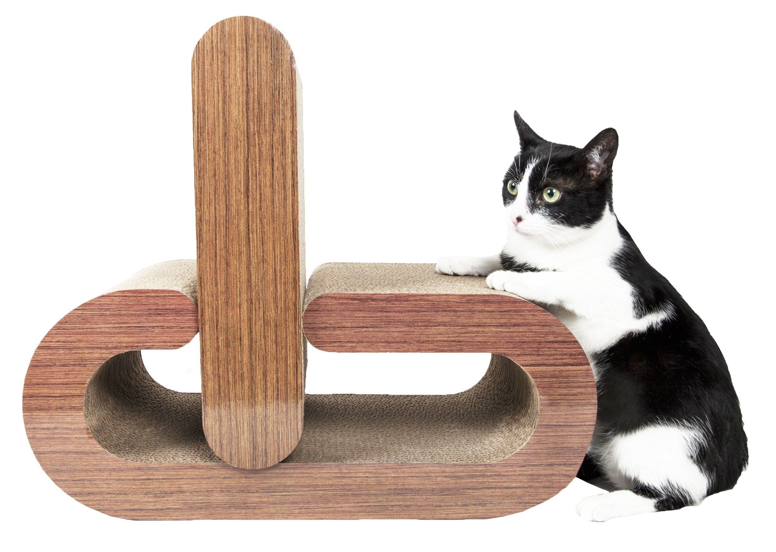 2-in-1 Cat Scratcher Lounger with Removable Interior, Large Size