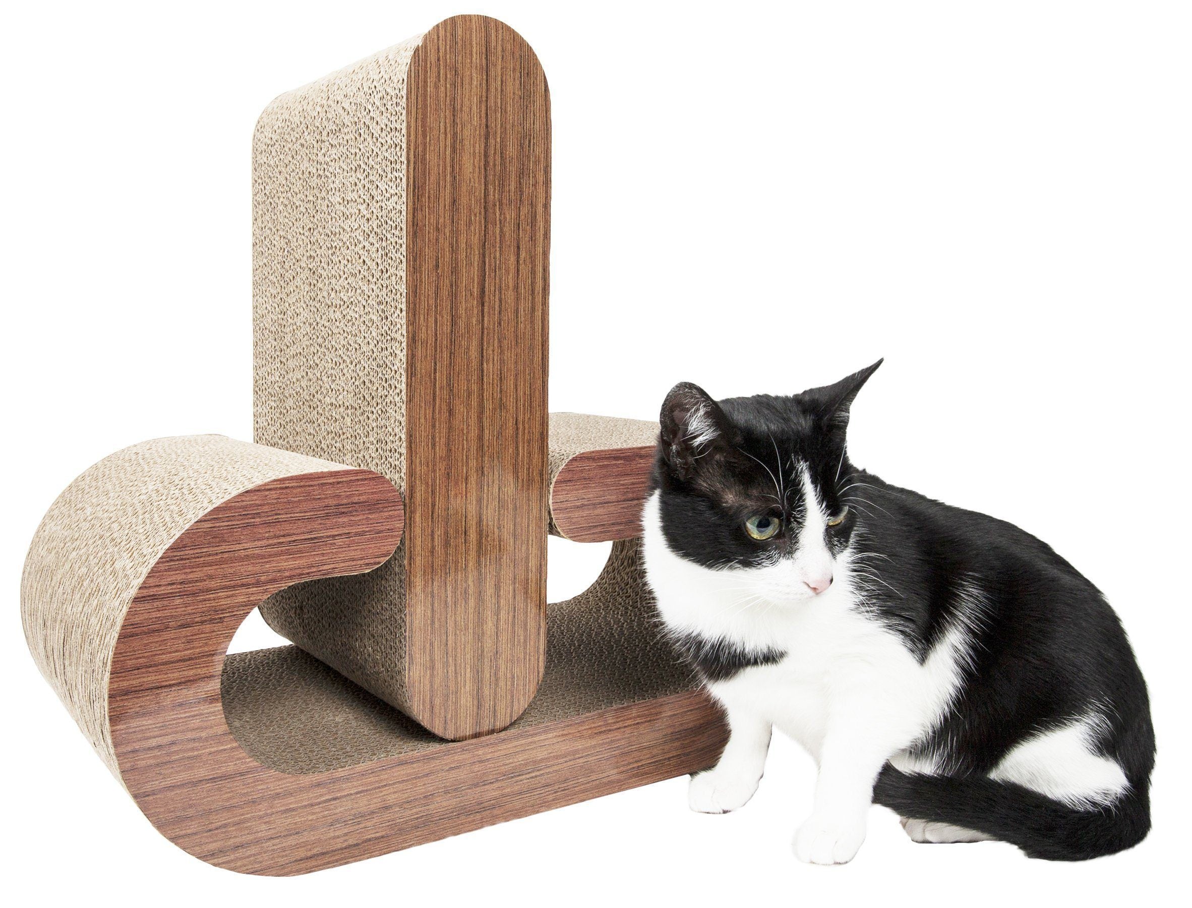 2-in-1 Cat Scratcher Lounger with Removable Interior, Large Size