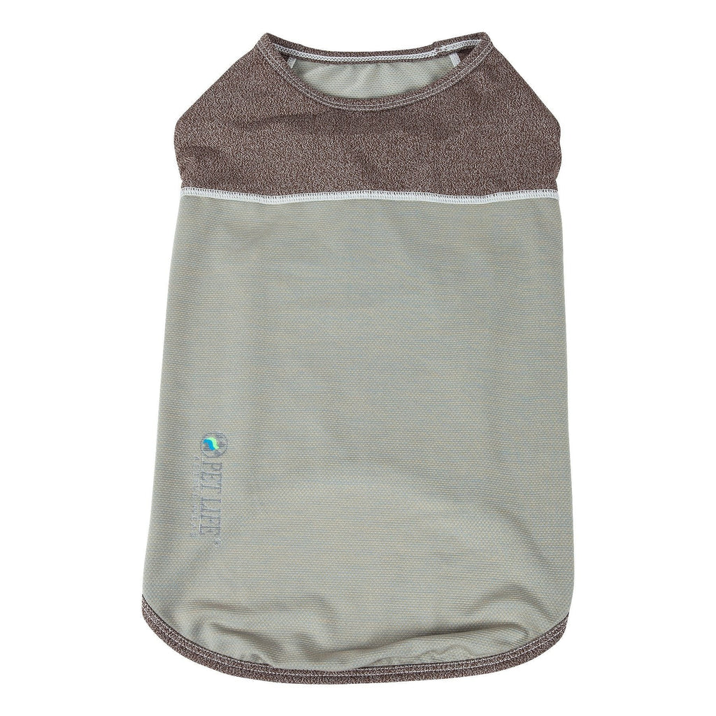 Pet Life ® Active 'Aero-Pawlse' Quick-Dry and 4-Way-Stretch Yoga Fitness Dog T-Shirt Tank Top
