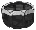 Lightweight Folding Travel Dog Playpen with Mesh Panels