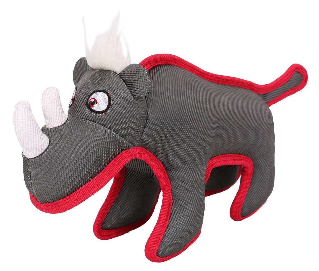 Plush Animal Squeaker Dog Toy, Durable Nylon, 13"