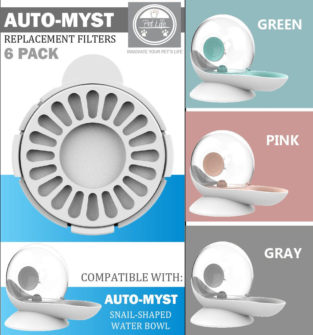 Auto-Myst Snail Feeder Replacement Filters 6-Pack