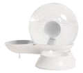 2-in-1 Snail-Shaped Filtered Water and Food Bowl for Cats and Small Dogs