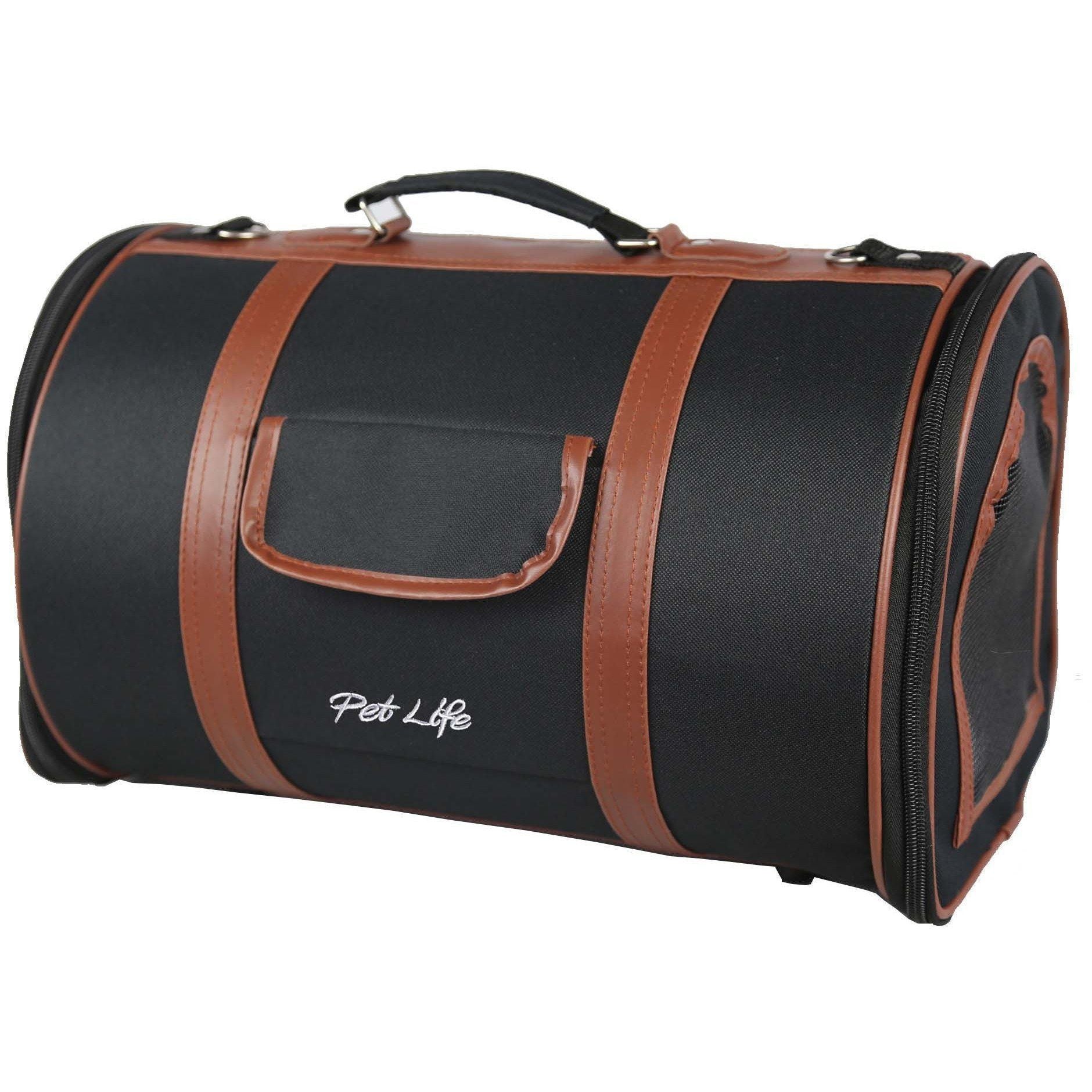 Bark Avenue Airline Approved Cylindrical Pet Carrier, Small