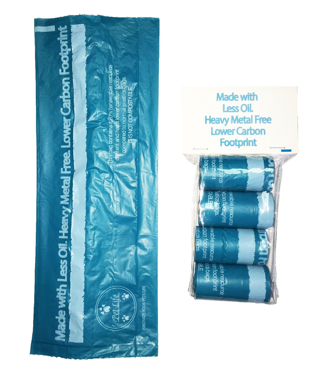 Eco-Friendly Pet Waste Bags with Dispenser, 30 Count