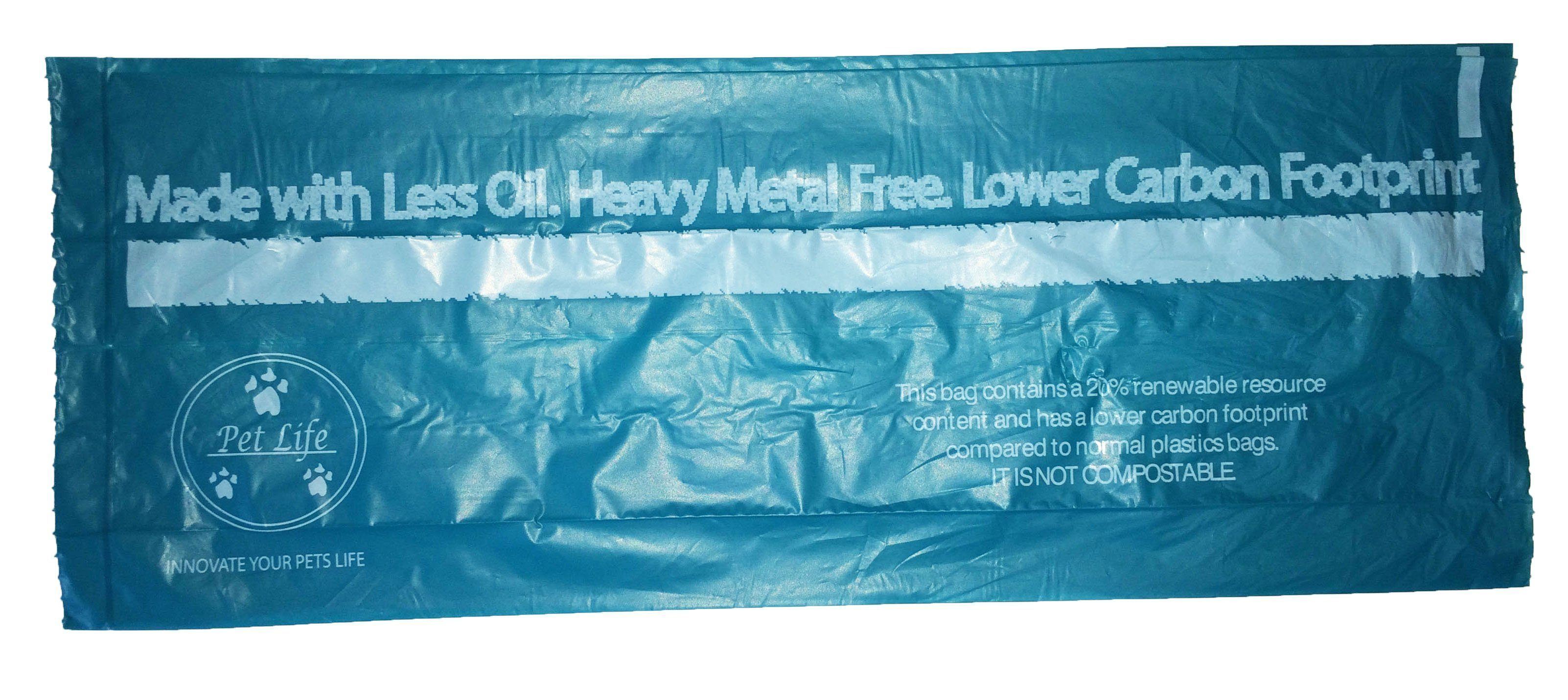 Eco-Friendly Pet Waste Bags with Dispenser, 30 Count