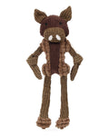 Bull Mannequin Natural Jute Rope Chew Tug Dog Toy
