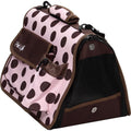 Folding Zippered Pet Carrier with Washable Sherpa Pad