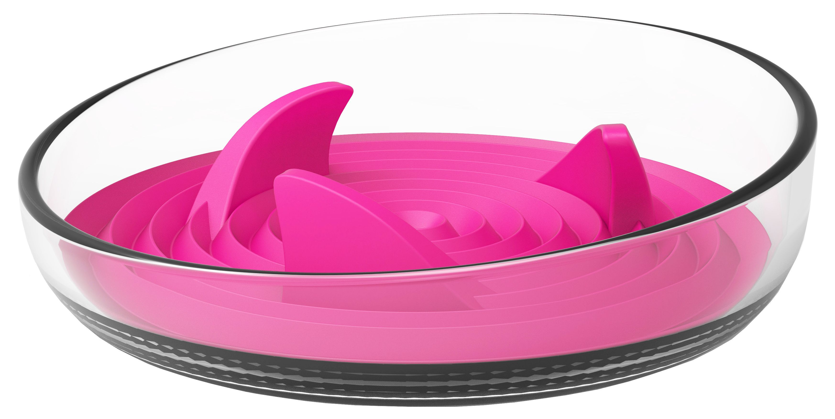 Modern Slow Feeder Bowl with Removable Silicone Insert