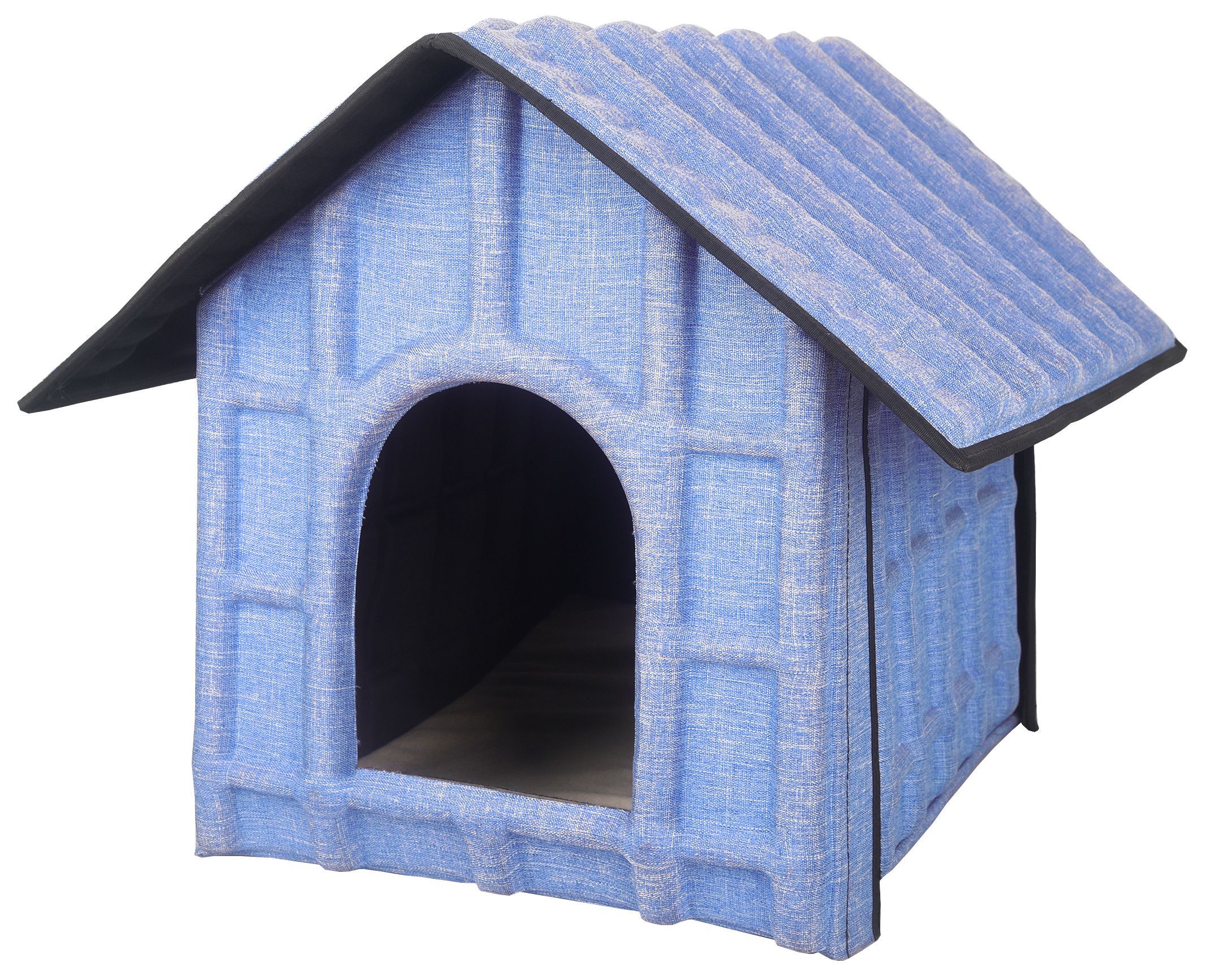 Folding Travel Pet House with Washable Mat, 18.5" x 13.4" x 16.1"
