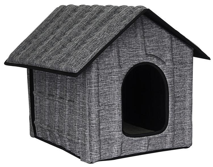 Folding Travel Pet House with Washable Mat, 18.5" x 13.4" x 16.1"