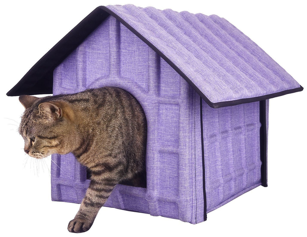 Folding Travel Pet House with Washable Mat, 18.5" x 13.4" x 16.1"
