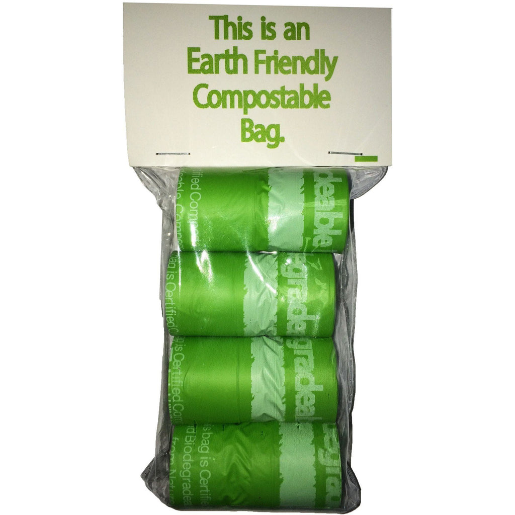 Compostable Dog Waste Bags with Dispenser – 2 Rolls (30 Bags)